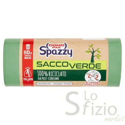 DOMOPAK SPAZZY VERDE LT.110 70X105