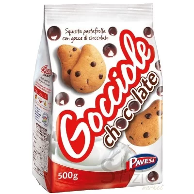 PAVESI GOCCIOLE CHOCOLATE BISCUITS 500G