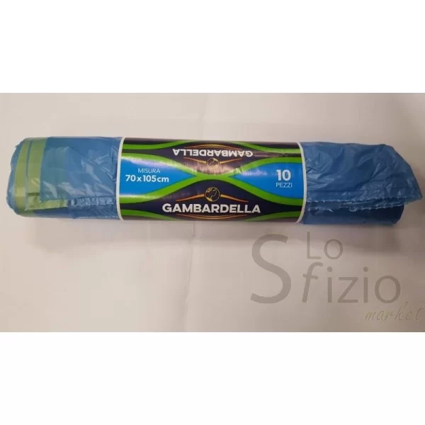Gambardella Blue Refuse Sacks 70x105cm 10pcs