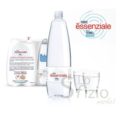 Acqua Fonte Essenziale Natural Mineral Water 1L
