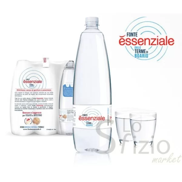 Acqua Fonte Essenziale Natural Mineral Water 1L