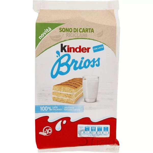 KINDER BRIOSS AL LATTE 270GR