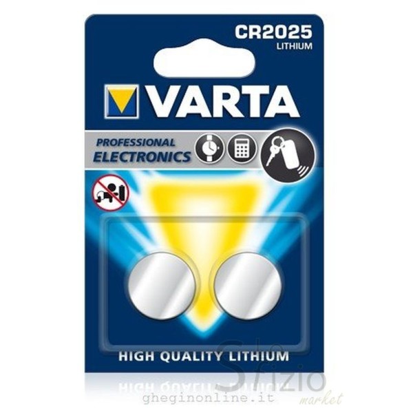VARTA PILA CR2025 X2