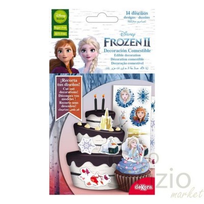 DEKORA DECORAZIONE ZUCCHERO RITAG FROZEN II 14PZ