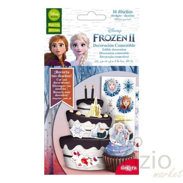DEKORA DECORAZIONE ZUCCHERO RITAG FROZEN II 14PZ