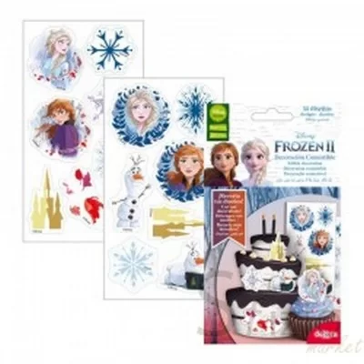DEKORA FROZEN II SUGAR DECORATION CUT-OUTS 14PCS