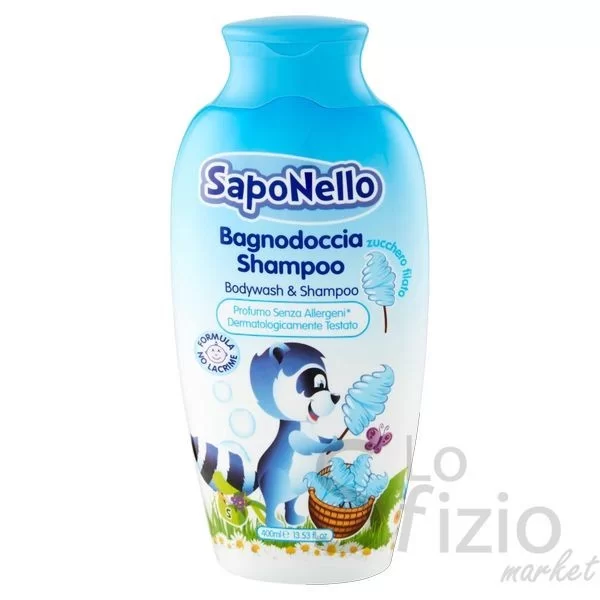 Saponello Shower Gel & Shampoo Cotton Candy 400ml