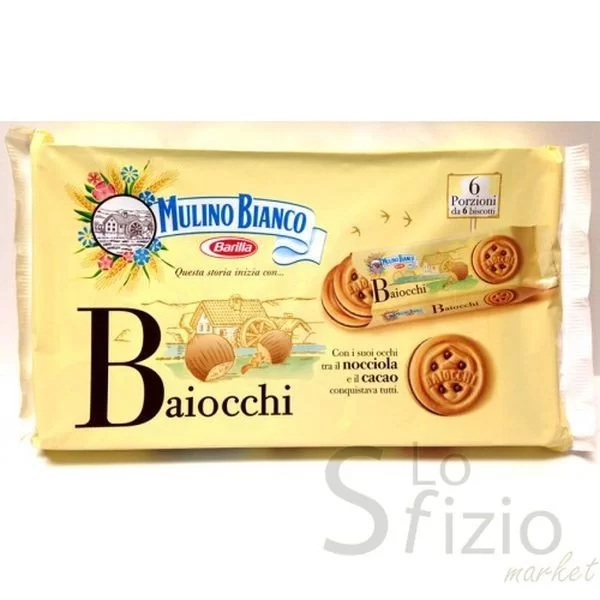 MULINO BIANCO BAIOCCHI COCOA COOKIES X6 336GR
