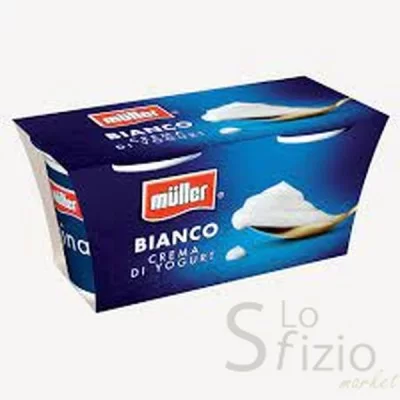 MULLER YOGURT CREMOSO BIANCO INTERO 2X125GR MULLER YOGURT BIANCO INTERO 2X125GR