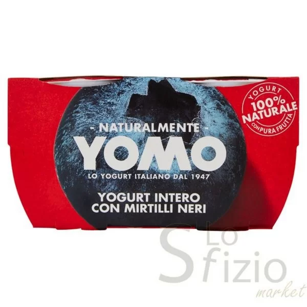 YOMO YOGURT MIRTILLI/LAMPONE 2X125GR