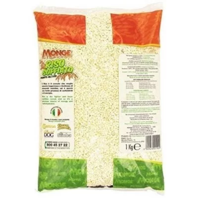 MONGE CANE RISO SOFFIATO VITAMINIZZATO KG.1 - Amici Animali, Cani, Cibo Secco, HO.RE.CA