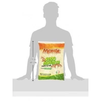 MONGE CANE RISO SOFFIATO VITAMINIZZATO KG.1 - Amici Animali, Cani, Cibo Secco, HO.RE.CA