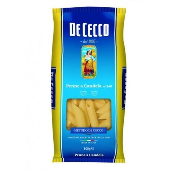 DE CECCO PASTA PENNE A CANDELA 340 500GR