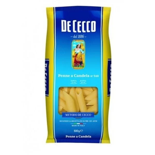 DE CECCO PASTA PENNE A CANDELA 340 500GR