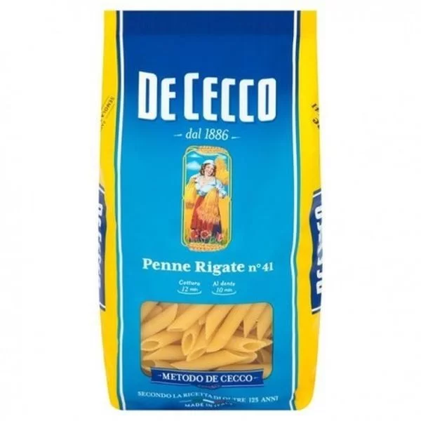 DE CECCO PENNE RIGATE PASTA N.41 500G