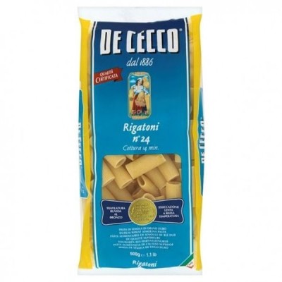 DE CECCO PASTA RIGATONI 24 500GR - Home, Alimentari, Semola