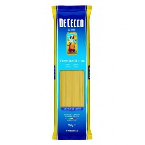 DE CECCO PASTA VERMICELLI 170 500G