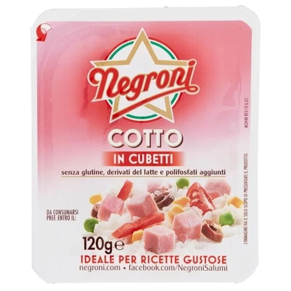NEGRONI COTTO CUBETTI 100GR