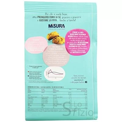 MISURA BISCOTTI GOCCE CIOCC BASSO GLICEMICO 200GR