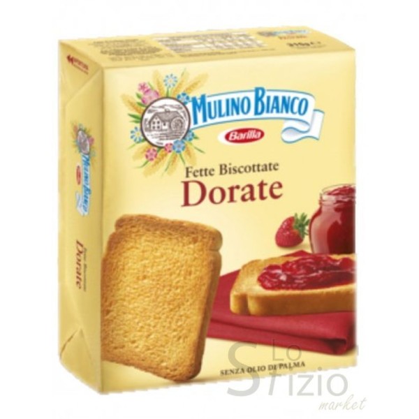 MULINO BIANCO FETTE BISCOTTATE DORATE X32 315GR