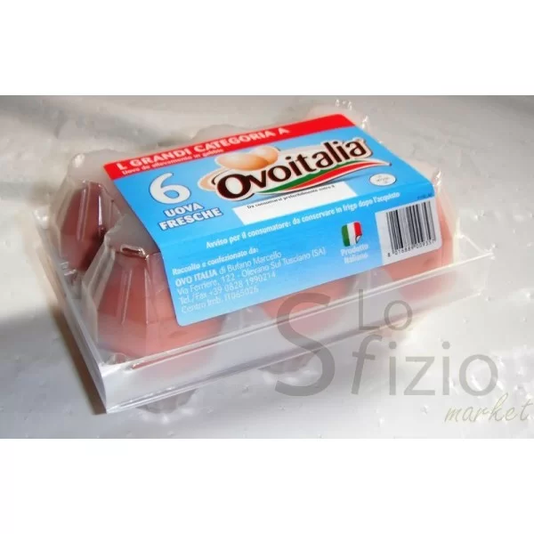 OVOITALIA FRESH CHICKEN EGGS LARGE X6