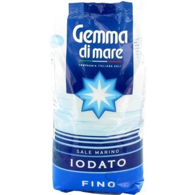 GEMMA IODIO MARE SALE MARINO IODATO FINO 1KG - Home, Insaporitori Bicarbonato, Sale