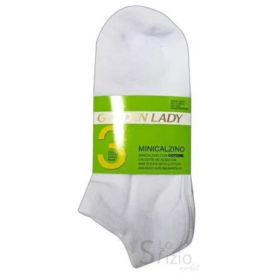 GOLDEN LADY MINICALZINO x3PZ - Home, Calze e Collant, Calzini