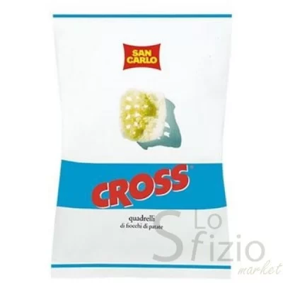 SAN CARLO CROSS QUADRELLI POTATO CHIPS 50GR
