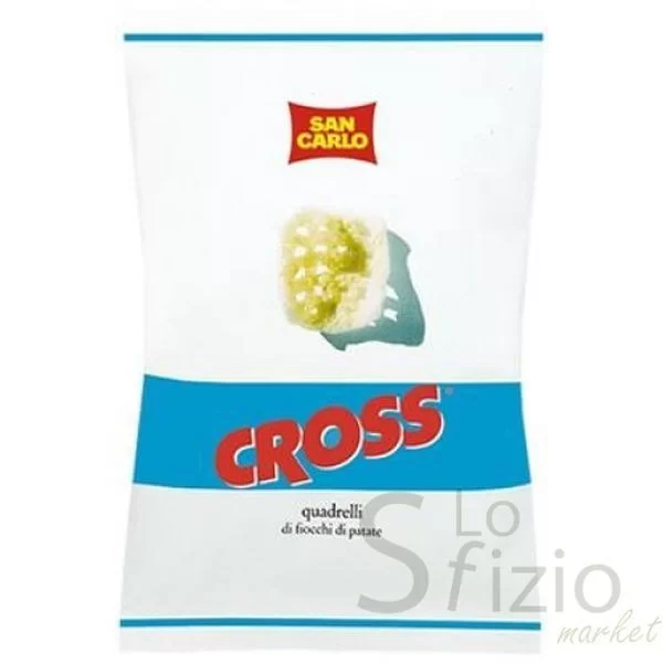 SAN CARLO CROSS QUADRELLI POTATO CHIPS 50GR