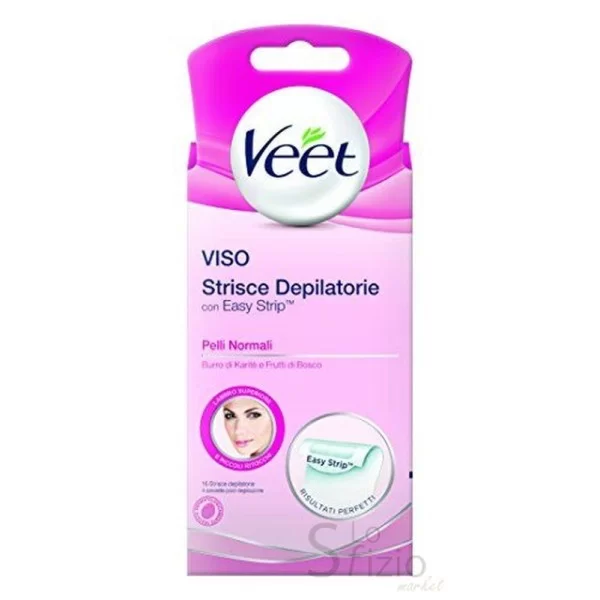 VEET FACE STRIPS NORMAL SKIN 16 PCS