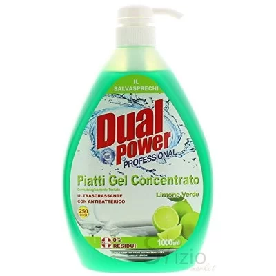 DUAL POWER PROFESSIONAL CONCENTRATED LEMON DISH GEL 1LT