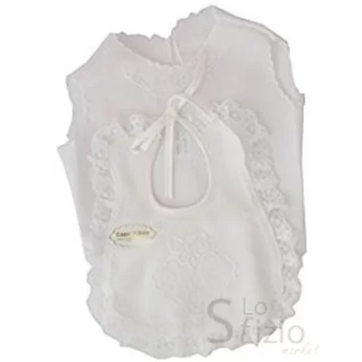 NANCY BABY BIBS + UNDERSHIRT ART 1824