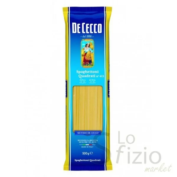DE CECCO SPAGHETTONI QUADRATI N°413 500GR