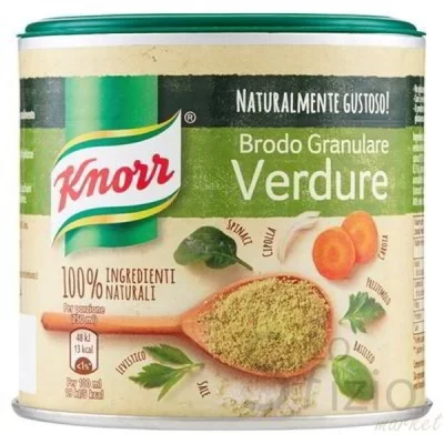 KNORR GRANULAR VEGETABLE BROTH 100% PLANT-BASED 135G