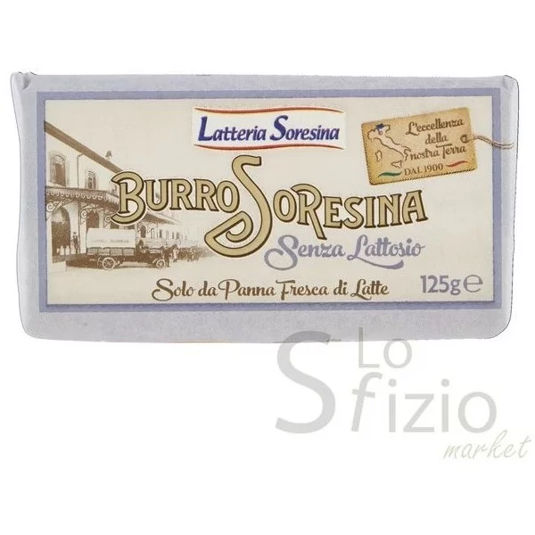 SORESINA LACTOSE-FREE BUTTER 125G