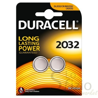 DURACEL BATTERIA BOTTONE 2032 X2PZ