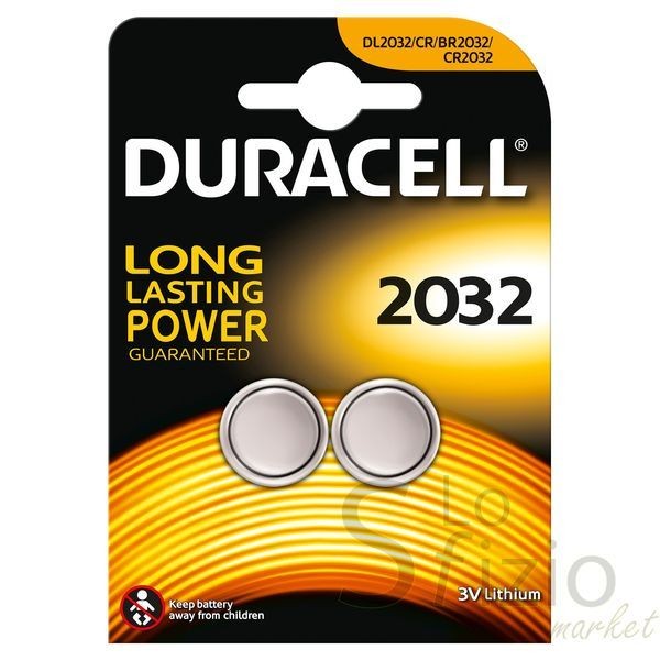 DURACEL BATTERIA BOTTONE 2032 X2PZ