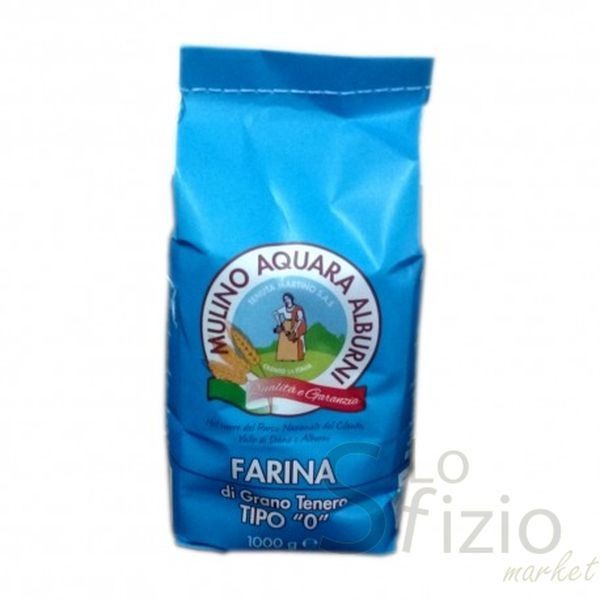 MULINO ALBURNI FARINA GRANO TENERO TIPO 0 1KG