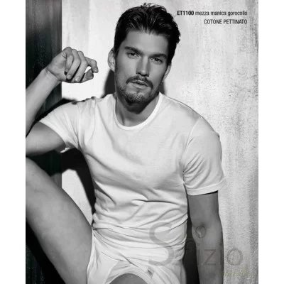 ENRICO COVERI CREW NECK T-SHIRT SHORT SLEEVE ART ET1100