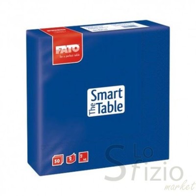 FATO TOVAGLIOLI BLU NOTTE 40X40 2VELI 50PZ