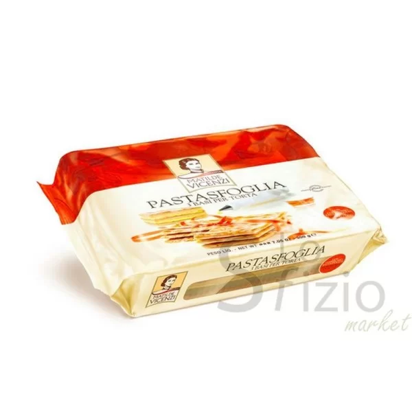 VICENZI MILLEFOGLIE PUFF PASTRY CAKE BASES 250GR