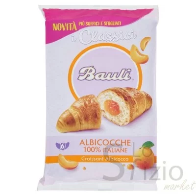 BAULI APRICOT CROISSANT x6 300G