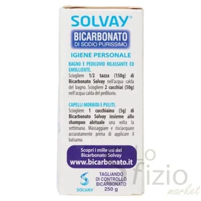 SOLVAY BICARBONATO USO ALIMENTARE 250GR