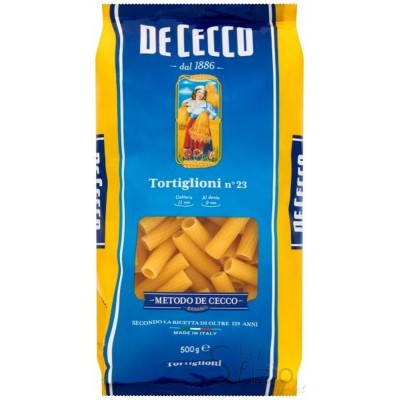 DE CECCO PASTA TORTIGLIONI N°23 500g - Home, Pasta, Semola