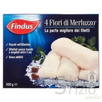 FINDUS FIORI DI MERLUZZO 4PZ 300GR