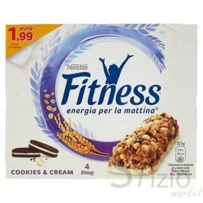 NESTLE' FITNESS COOKIE & CREAM BARS 230G