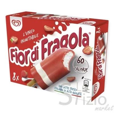 ALGIDA GELATO FIOR DI FRAGOLA 8PZ 408GR