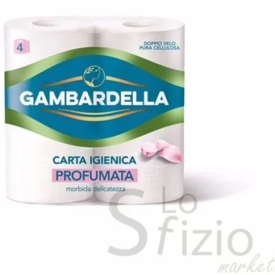 GAMBARDELLA SCENTED TOILET PAPER 2-PLY X4 ROLLS