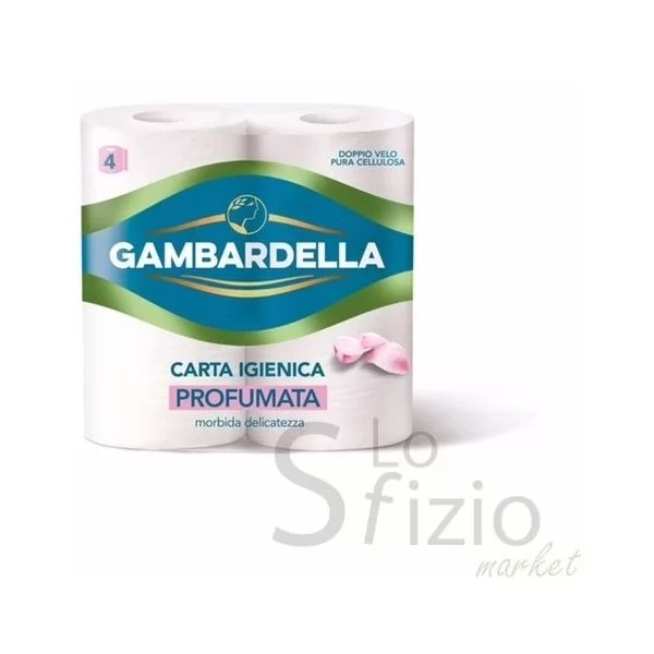 GAMBARDELLA SCENTED TOILET PAPER 2-PLY X4 ROLLS