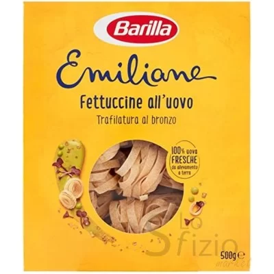 BARILLA EMILIANE EGG PASTA FETTUCCINE 500G